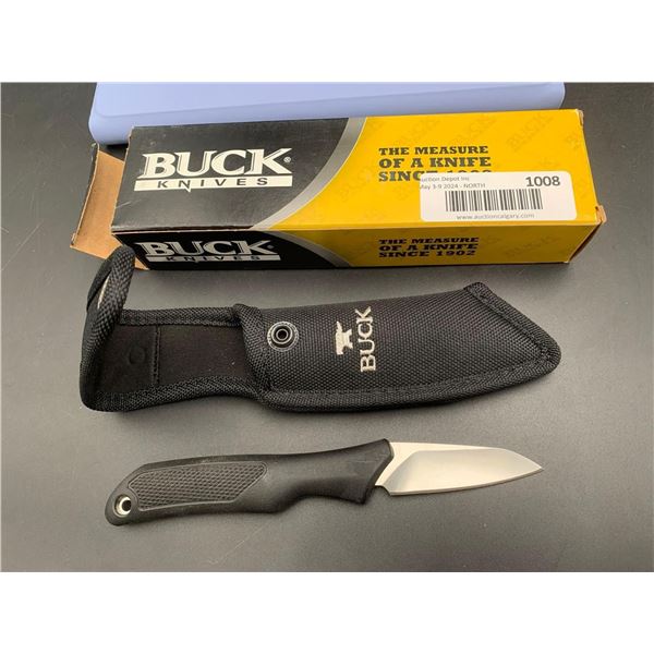 NEW Buck Skinner fixed blade knife with sheath