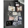 Image 1 : WHOLESALE LOT - approx 12 pieces NEW jewelry items