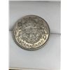 Image 2 : ESTATE ITEM- VINTAGE 1951 CANADA KING GEORGE VI SILVER HALF DOLLAR COIN