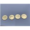 Image 1 : ESTATE ITEM- VINTAGE 1967 CANADA  SILVER QUARTERS LOT OF 4