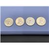 Image 3 : ESTATE ITEM- VINTAGE 1967 CANADA  SILVER QUARTERS LOT OF 4
