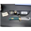 Image 1 : NEW Marttiini Finland Fixed blade skinning knife with gut hoot & Sheath