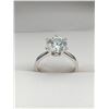 Image 1 : 3.00 CT GRA CERTIFIED MOISSANITE VVS D SOLITAIRE SET IN STERLING SILVER