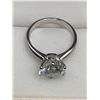 Image 3 : 3.00 CT GRA CERTIFIED MOISSANITE VVS D SOLITAIRE SET IN STERLING SILVER