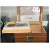 Image 3 : CIGAROL - WOOD FINISHED CIGAR CASE.