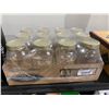Image 1 : Golden Harvest mason jars, 12x1L capacity