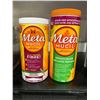 Image 1 : Lot of 2 containers of Meta Mucil fibre supplement 616g and 754g