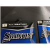 Image 2 : Srixon Ladies all weather left hand golf gloves. Size medium and size large
