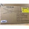 Image 2 : GESUM Ceiling Fan with Light, 42" Small Ceiling Fan Light with 3 Colors, 6 Speeds, Timing,Low Profil