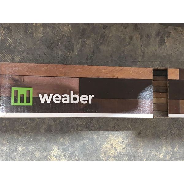 Weaber 10.5 sq. ft. Weathered Hardwood Board, 8-Piece