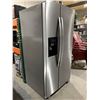 Image 2 : Whirlpool stainless steel french door style fridge and freezer. Model number WRS321SDHZ08