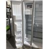 Image 8 : Whirlpool stainless steel french door style fridge and freezer. Model number WRS321SDHZ08