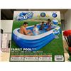 Image 1 : Bestway H2O GO Deluxe Blue Rectangular Family Pool 10' X 6' x 22" New in Box