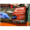 Image 3 : Coleman Skydome Camping Tent—4-Person Lighted Camping Tent, Blue - Not Exact Color as Stock