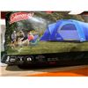 Image 4 : Coleman Skydome Camping Tent—4-Person Lighted Camping Tent, Blue - Not Exact Color as Stock