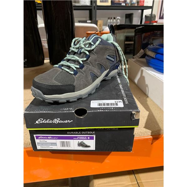Eddie Bauer Women's Grey Aqua Shoe (size 8)