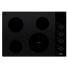 Image 1 : Whirlpool WCE55US0HB Cooktop, 30 inch Exterior Width, Electric, 4 Burners, Black colour
