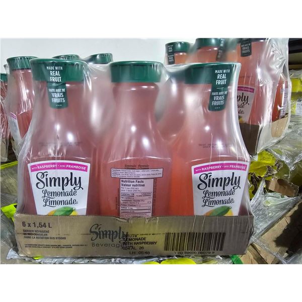 Simply Lemonade With Raspberry 6 x 1.54L