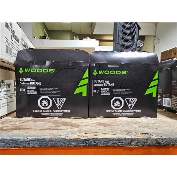 Woods Butane Fuel 2x (3 x 227g)