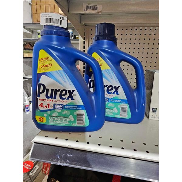 Purex 4in1 Liquid Laundry Detergent with OXI (2x1.92L)