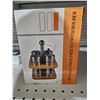 Image 1 : 4 Pc Salt, Pepper & Oil Holder with Dispensers