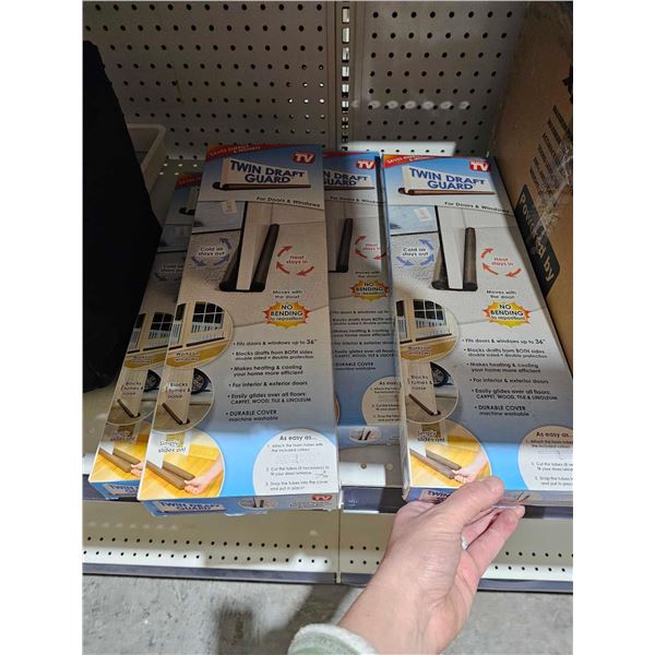 Lot of 4 Twin Draft Guard Door Draft Stoppers