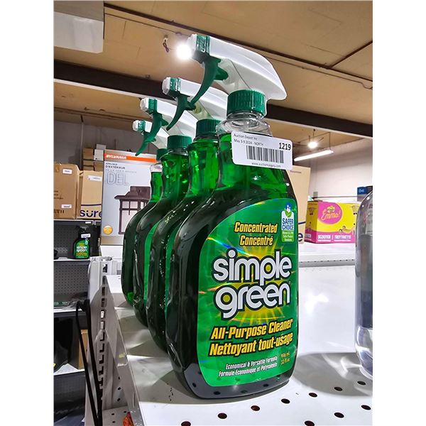 Simple Green All Purpose Concentrated Cleaner 4x946ml