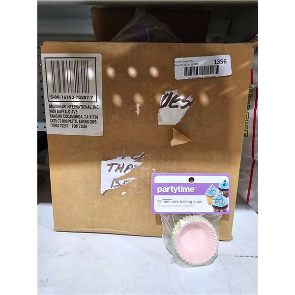 Party Time Mini Baking Cups 72x75 pc