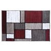 Image 1 : ALPINE 106 RED AREA RUG - 5'3"x7'3"