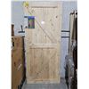 Image 1 : SGA Texan Door - Unfinished Knotty Pine 37x84"