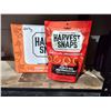 Image 1 : Harvest Snaps Baked Red Lentil Snacks Crunchy Loops Kick'n BBQ 12 x 71g