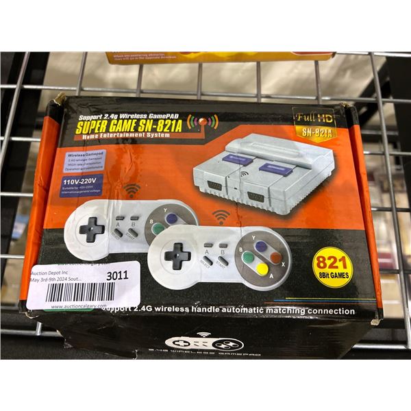 Super Game retro video game entertainment system
