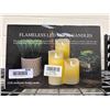 Image 1 : Flameless LED mood candles, pack of 3