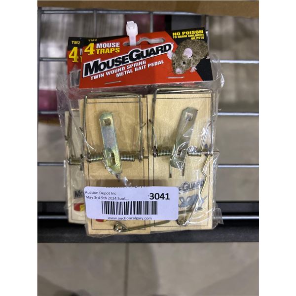 Lot of 12 mouse guard mouse traps