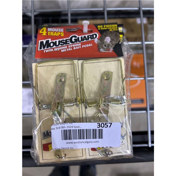 Lot of 12 mouse guard mouse traps