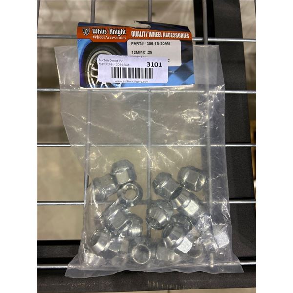 White Knight wheel accessories lug nuts