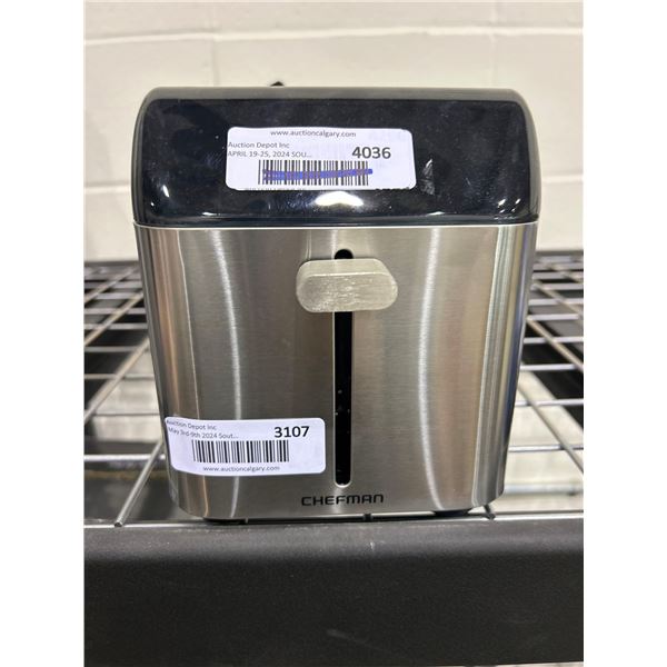 Chefman 2 slice toaster