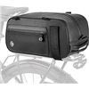 Image 1 : WOTOW Bike Rear Rack Pannier Bag, 26L Large Capacity Expandable Bicycle Trunk Bag with Double Sides 