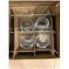 Image 1 : Lot of 4 stemless glass wine glasses
