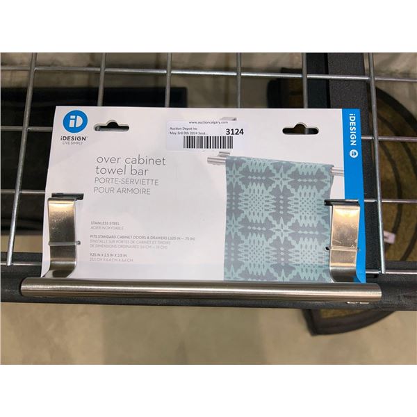 iDesign over cabinet towel bar