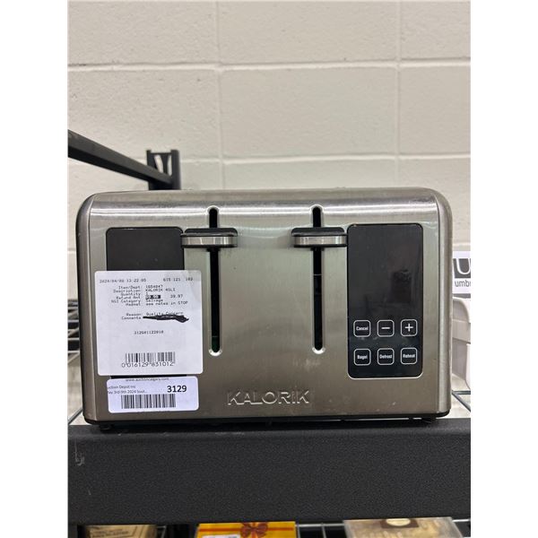 Kalorik 4 slice digital toaster