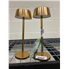Image 1 : Lot of 2 desk lamps with touch sensor switches