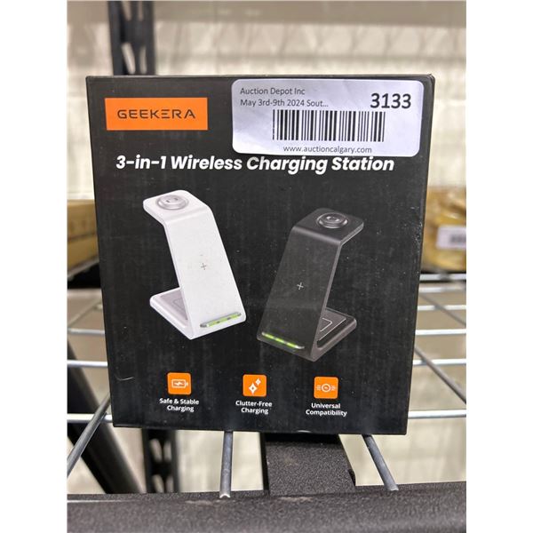 Geekera 3-in-1 wireless charging station