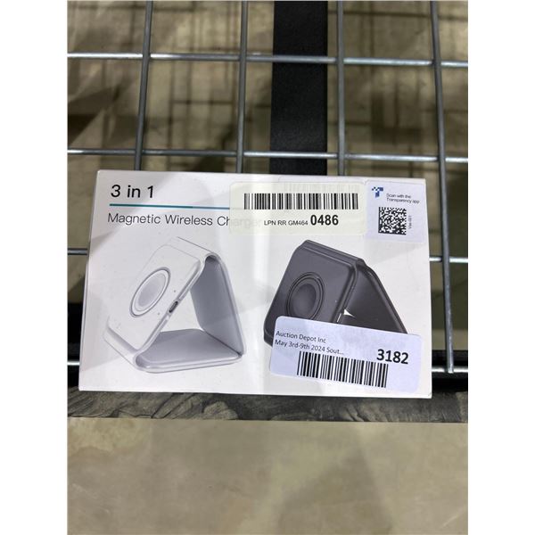 3 in 1 wireless magnectic charger