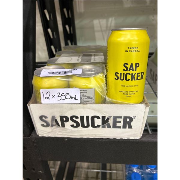 Sap Sucker "The Lemon One" sparkling tree water drink 12x355ml