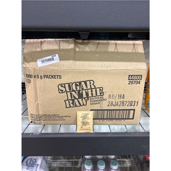 Sugar in the raw natural trubinado sugar 1000x5g