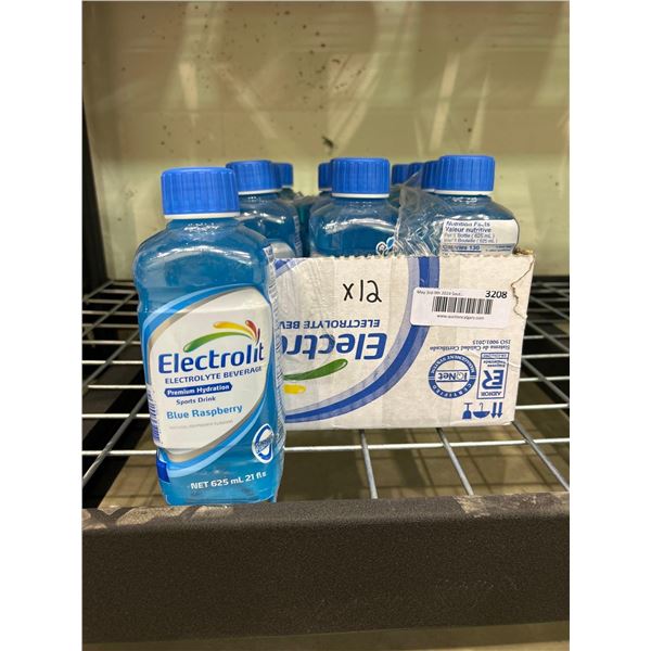 Electrolit blue raspberry hydration sports drink 12x625ml