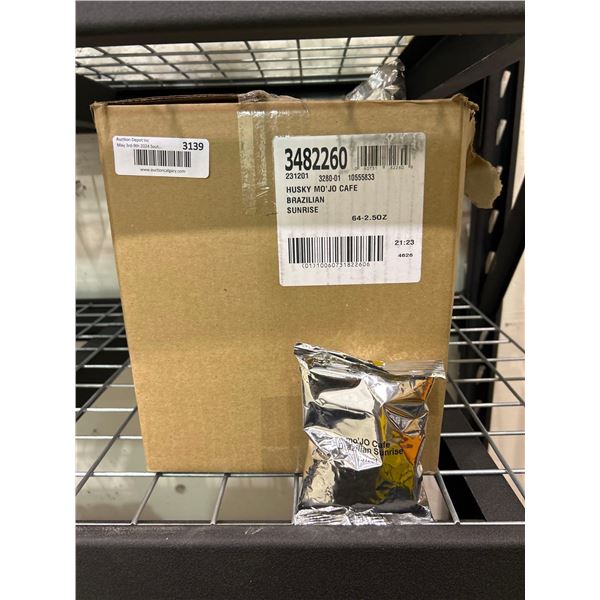 Husky MO'JO Brazilian sunrise ground coffee 64x2.5oz