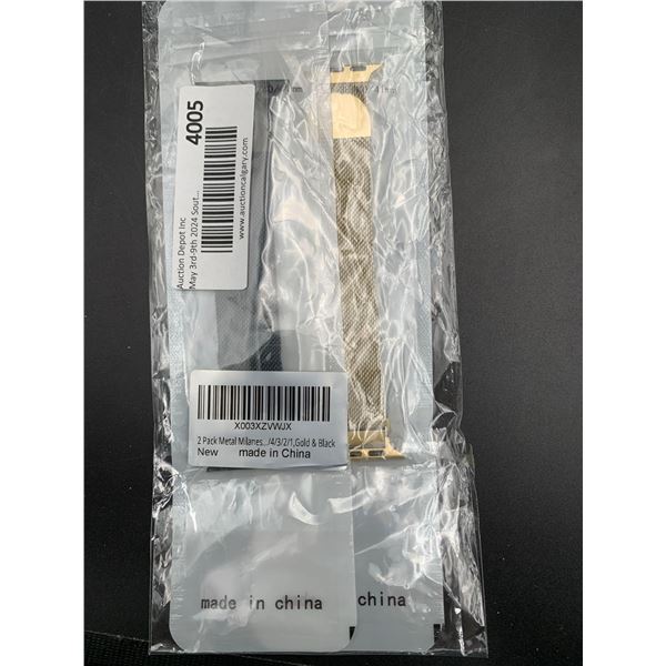 NEW Lot of assorted Apple Watch Bands Black & Gold