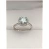 Image 1 : 2.00 CT GRA CERTIFIED MOISSANITE VVS BLUE IN COLOR WITH A HALO SURROUNDING CENTER WITH MORE IN SHANK